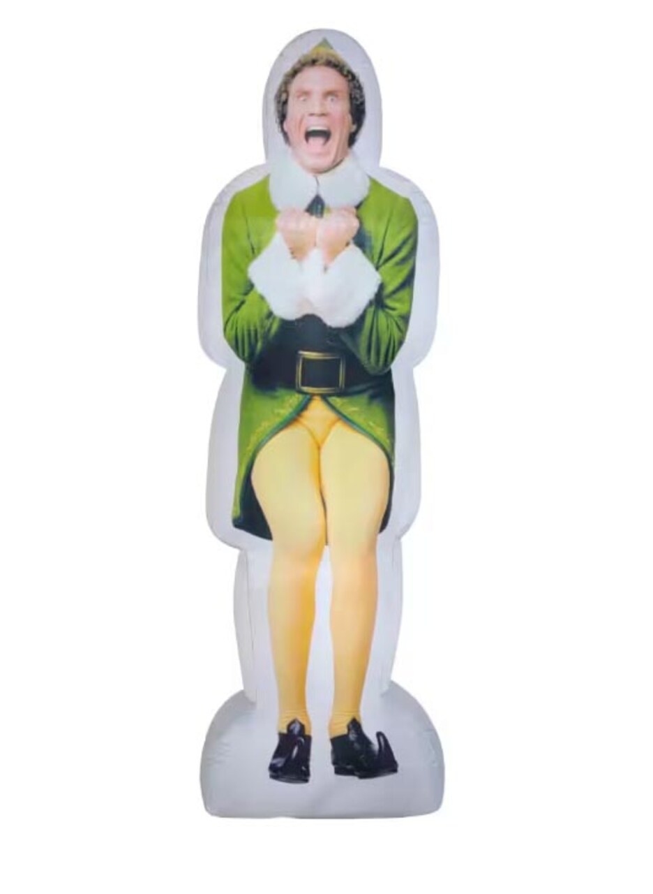 6' Gemmy Airblown Inflatable Christmas Photorealistic Excited Buddy The Elf 110799